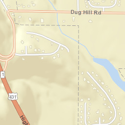 Ryland Acres Alabama Street Map