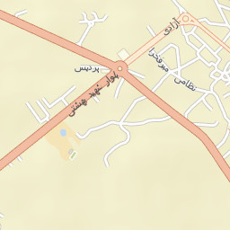 Tafresh Street Map