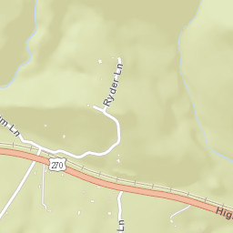 Rich Mountain Arkansas Street Map