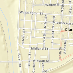 Clarendon Arkansas Street Map