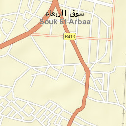 Souq Larb’a al Gharb Street Map