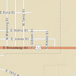801-899 East Hollis Street, Hollis, OK 73550 Street Map