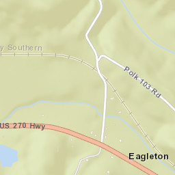 Eagleton Arkansas Street Map