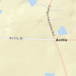 Avilla Arkansas Street Map