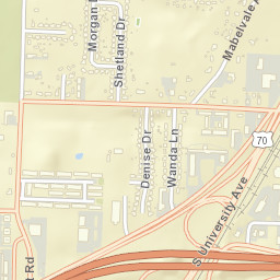 Beverly Terrace Arkansas Street Map