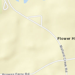 Flower Hill Alabama Street Map