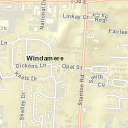 Windamere Arkansas Street Map