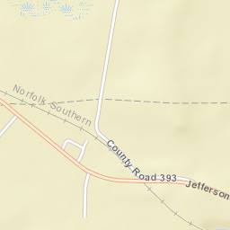 North Courtland Alabama Street Map