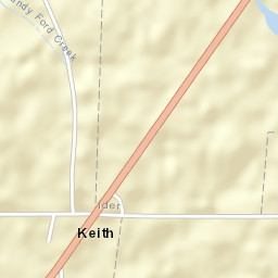 Keith Alabama Street Map