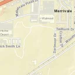Merrivale Arkansas Street Map