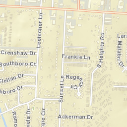 8910 Sunset Lane, Little Rock, AR 72209 Street Map