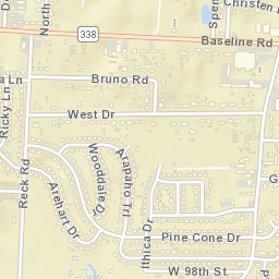 American Manor Arkansas Street Map