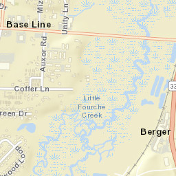 Base Line Arkansas Street Map