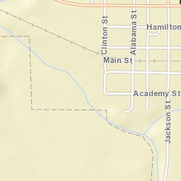 Courtland Alabama Street Map