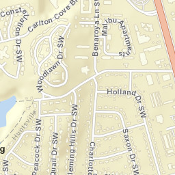 Fleming Hills Alabama Street Map