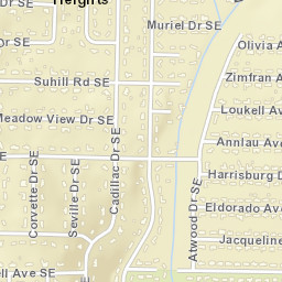 Flemington Heights Alabama Street Map