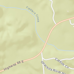 Ouachita National Forest 1075 Arkansas 88 Street Map