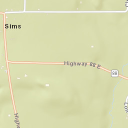 Sims Arkansas Street Map