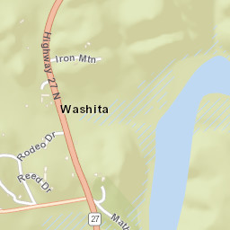 Washita Arkansas Street Map