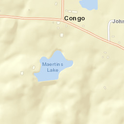 Congo Arkansas Street Map