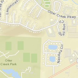 Otter Creek Arkansas Street Map