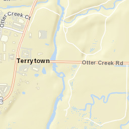 Terrytown Arkansas Street Map