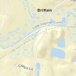 Brittain Arkansas Street Map
