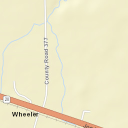 Wheeler Alabama Street Map