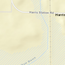 Harris Station Alabama Street Map