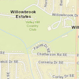 Willowbrook Estates Alabama Street Map