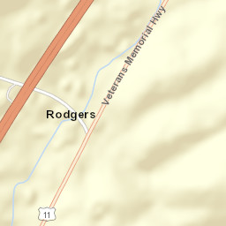 Rogers Alabama Street Map