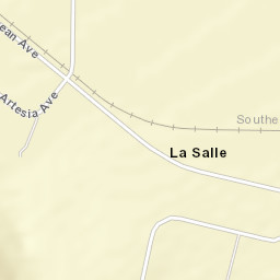La Salle California Street Map