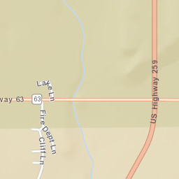 OK-63 Hodgen OK 74939 America Street Map