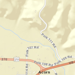 Acorn Arkansas Street Map