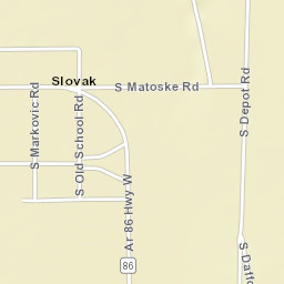 Slovak Arkansas Street Map