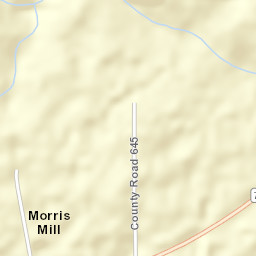 Morris Mill Alabama Street Map