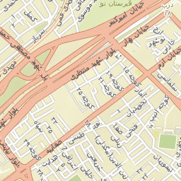 Qom Street Map