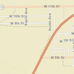1501-1611 West 7th Street, Friona, TX  Street Map