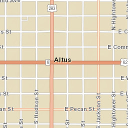 Altus, OK 73521, USA Street Map