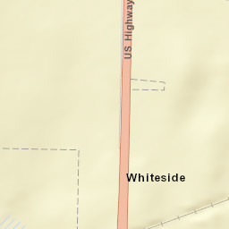 Whiteside Alabama Street Map