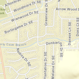 Bravo Alabama Street Map