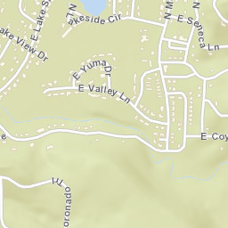 Lake Montezuma Arizona Street Map