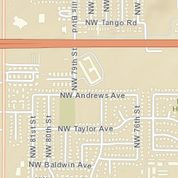 1486-1750 Northwest 82nd Street, Lawton Street Map