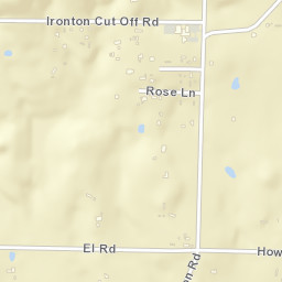 Ironton Arkansas Street Map