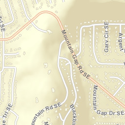 Rocky Top Estates Alabama Street Map