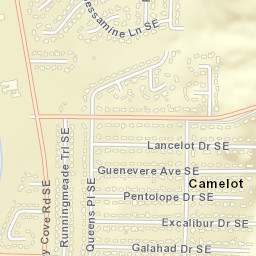 Meadow Trace Alabama Street Map