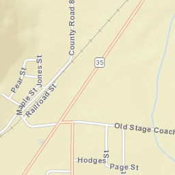 Woodville Alabama Street Map