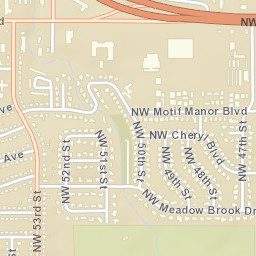 5310-5312 Northwest Elm Avenue, Lawton Street Map