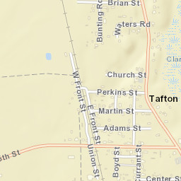 Tafton Arkansas Street Map