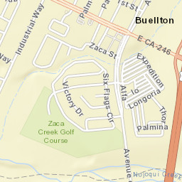 Buellton California Street Map